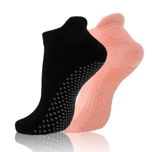 Calcetines Antideslizantes Mujer Hombre Pilates Yoga Socks con Gr...