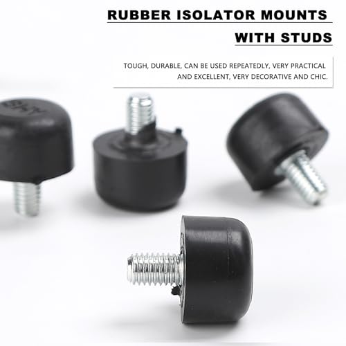 Minho 4Pcs M8 x 1.22\" Rubber-Head Screw Tripod Feet Spike for Camera Tripods Monopod,Motorcycle Center Kickshtand Cushion Bushing,Multi Purpose Fasteners Cushioning Components - Thumbnail 3