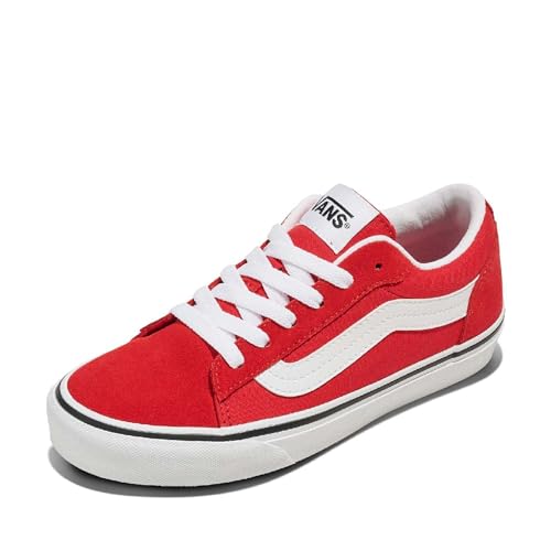 Vans Kids' Vero LS Shoe, Suede/Canvas Sunset Ruby, 5