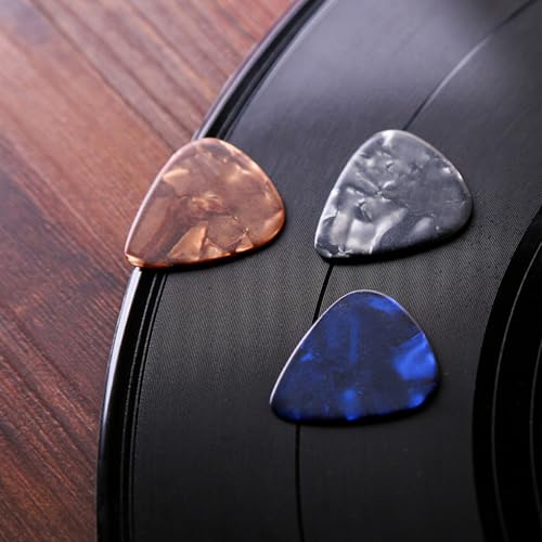 image for Guitar Picks 32pcs,PPpanda Guitar Plectrums For Your Electric, Acousti
