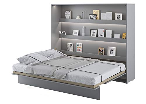 Schrankbett Bed Concept, Wandklappbett mit Lattenrost, V-Bett, Wandbett...