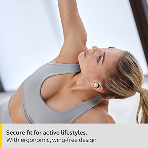Image of Jabra Elite 4 Active in-Ear Bluetooth Earbuds - True Wireless Earbuds with Secure Active Fit, 4 Built-in Microphones, Active Noise Cancellation and Adjustable HearThrough Technology - Mint