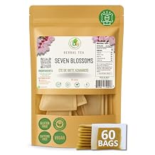 7 Siete Azahares Te Seven Blossoms Tea 60 Tea Bags 100% Natural, Vegan, Herbal Gluten-Free, Non-GMO by BexpertsUSA