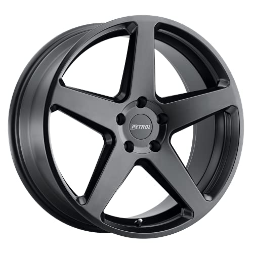 Petrol Petrol P2C Custom Wheel - 19X8, 40 Offset, 5X112 Bolt Pattern, 66.6Mm Hub - Semi Gloss Black Rim