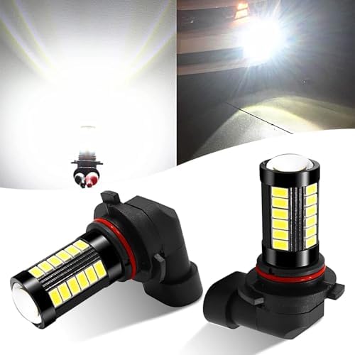 AUXITO 9006 LED Fog Light Bulbs - 6500K White Super Bright For 2003-2009 Toyota 4Runner