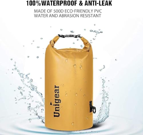 Image of Unigear Floating Waterproof Dry Bag for Kayaking, 2L /5L /10L /20L /30L /40L | Lightweight Gear Storage, Waterproof Phone Case Included, For Boating, Fishing, Swimming, Camping, Beach And Paddle Boarding