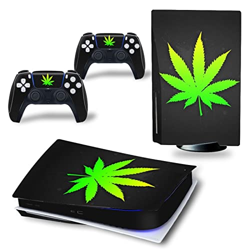 �ی� For PS5 Skin Disc Edition Anime Console and Controller Vinyl Cover Skins Wraps for Version(6138) �C�A�Ȃ��A�c�����Ȃ�(1)