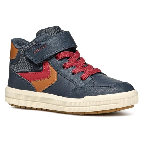 Geox Jungen J Arzach Boy Sneaker, Blau, 24 EU