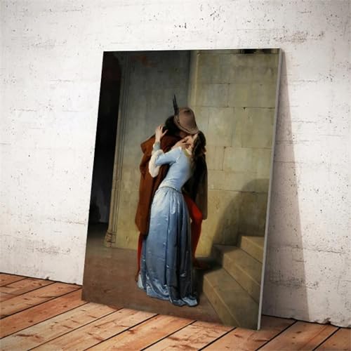 Affiche Francesco Hayez Il Bacio impression canvas de qualité musée