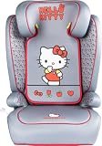 TATAWAY Hello Kitty i-Size R129 fotelik dziecięcy dla dzieci w wieku od 100 do 150 cm, podwyższenie samochodowe z osłoną boczną, montaż za pomocą pasa bezpieczeństwa