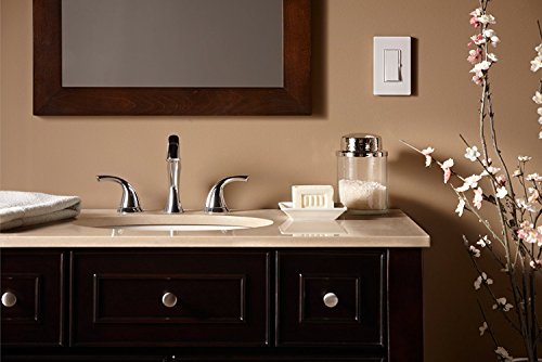 Lutron Diva Dimmer For Incandescent And Halogen, 600-Watt, Single-Pole, With Wallplate, Dvw-600Ph-Wh, White #TOP2