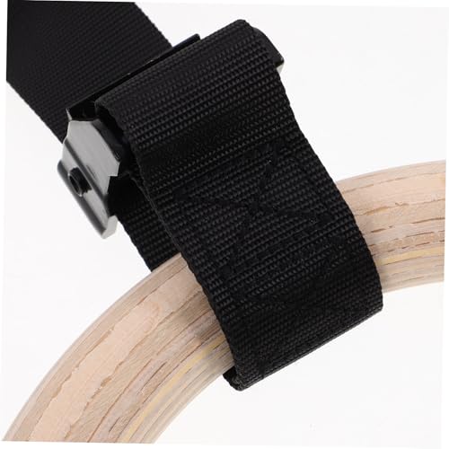 Anillas gimnásticas de madera con correas ajustables miniatura 3