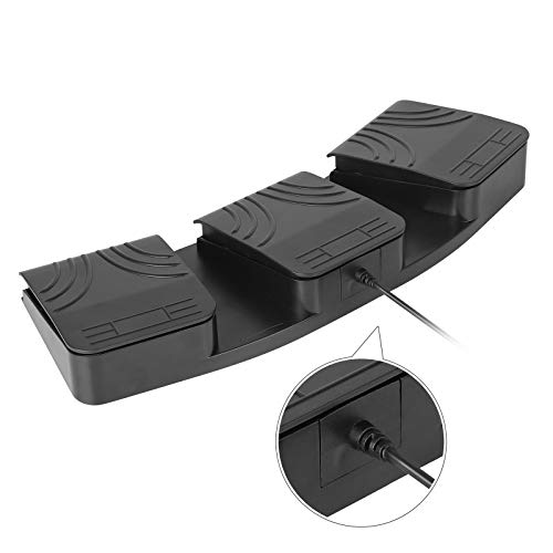 Interrupteur optique USB à triple pédale iKKEGOL avec 3 touches programmables pour PC et jeu - 2