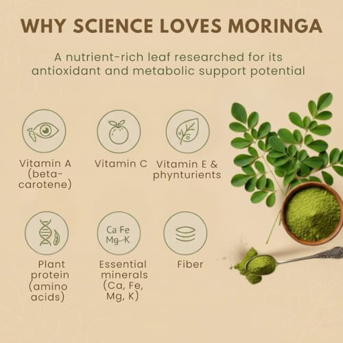 Image of Earthen Story Certified Organic Moringa Powder (200g) | Lab Tested for 270+ Pesticides | Natural Drumstick Leaf Multivitamin for Immunity & Energy | Vegan, Non-GMO Superfood
