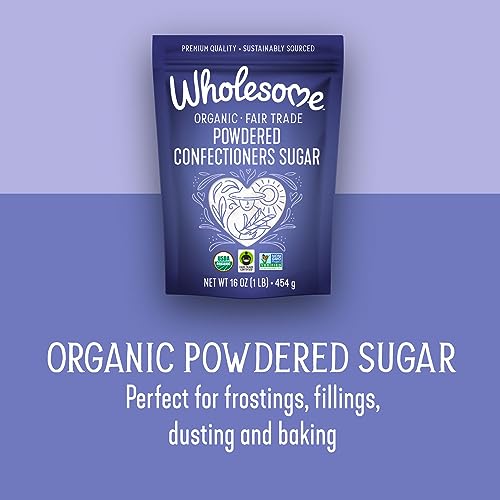 Image of Wholesome Sweeteners, Organic Powdered Sugar, 1 lb ( Packaging may vary ) (Pack of 5)