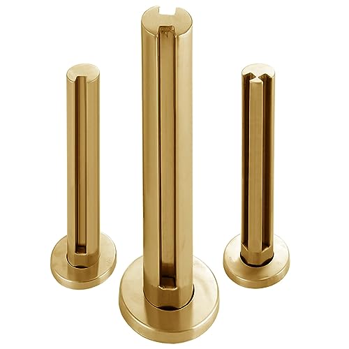 Poteau de garde-corps acier inoxydable 150 cm central sans jeu - 2