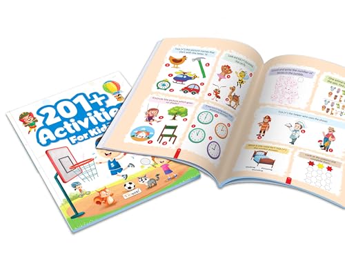 Image of 201+ Activity Book for Kids - Age 5+ :- educational puzzle and activity workbook, pattern games activity book, problem solving activity book