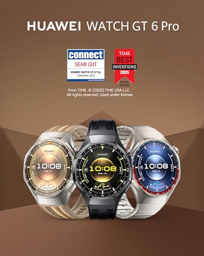 Huawei Watch GT 6 Pro Smartwatch mit EKG, GPS und 1,47 Zoll Display