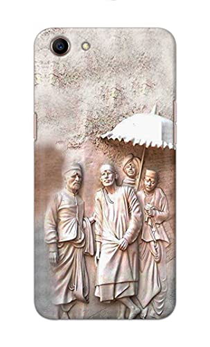 Image of PRINTFIDAA Printed Hard Back Cover Case for Oppo A83 Back Cover (Sai Baba) -1803