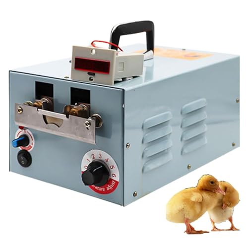CHQAMRCTY Electric Debeaking Machine Automatic Counting Chick Poultry Debeaker Cutting Machine Blade 6 Files Speed Removing Machine(Chicken)