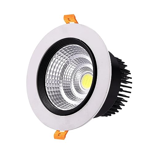 Projecteur de plafond COB encastrable blanc froid 6000K