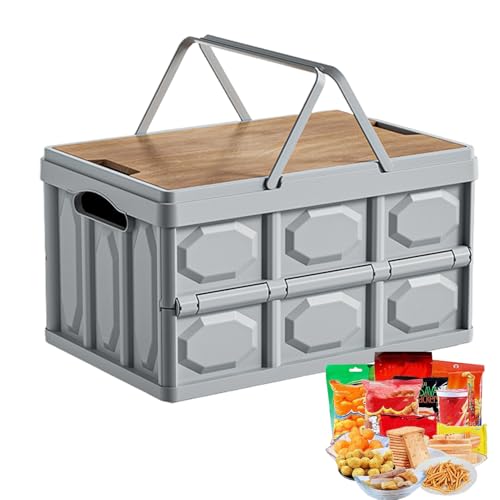 Boîte de rangement pliable organiseur empilable pour voiture maison et voyage - 2