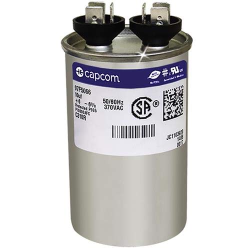 622133 - 10 Uf Mfd 370 Volt Vac - Nordyne Round Run Capacitor Upgrade #TOP1