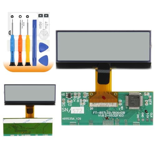 for YAESU FT-857 Ft-857D LCD Display Replacement Part for 'Zebra Stripes' Issue