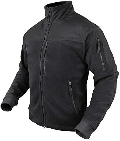 Condor Micro Fleece Jacket (Black, Large)