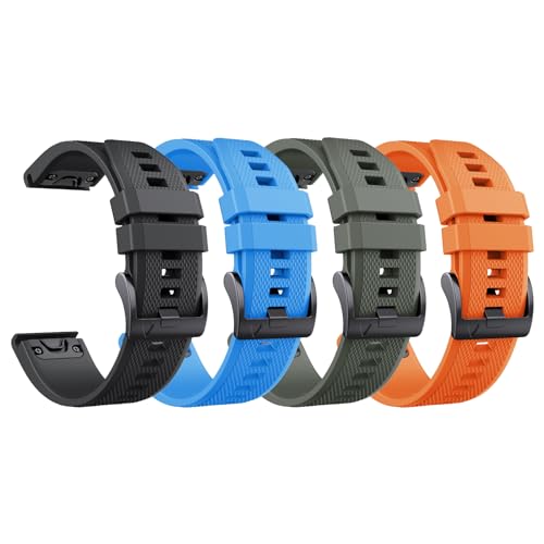 Bracelet 22mm interchangeable étanche pour Garmin Forerunner 955 et Fenix 6, fixation rapide