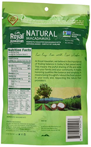 Royal Hawaiian Orchards Macadamias Natural Roasted, 4 Ounce - Thumbnail 3