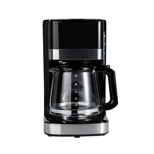 image for Amazon Basics 12 Cup Drip Coffee Maker, Coffee Machine with Glass Coff