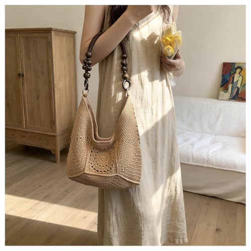 Bolso de playa de crochet Bohemia Summer para mujer miniatura 3