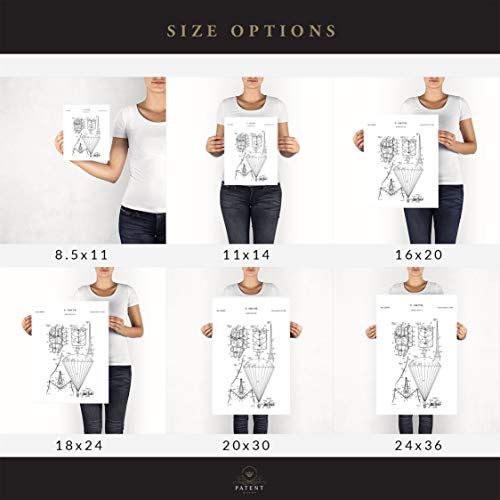 Vintago Skydiving Patent Poster, Skydiving Art, Parachute Patent Print, Parachute Art, Skydiving Wall Art, Skydiving, Parachute Poster, Plane, Qp300 #TOP5