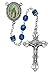 R015DF 7MM BLUE OL GRACE ROSARY