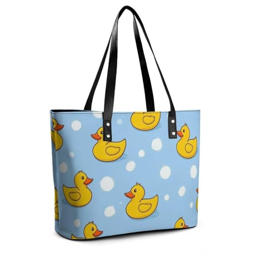 Large Commuter Bag Fashion Leather Handbag Shopping Tote Bag For Women Men3