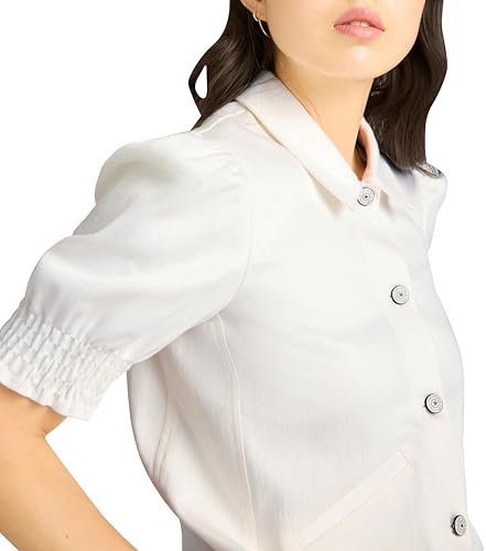 Cinq à Sept Women's White Denim Roselyn Jacket4