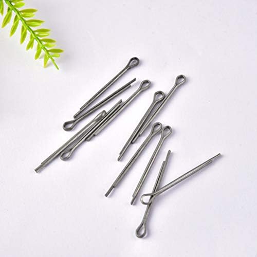 EXCEART 20 Set Doll Joints Accessories DIY Wooden Bear Doll Joint Rotatable Joints Connectors Cotter Pin Joint for DIY Crafts Doll Making Toys (Silver) 30MM
