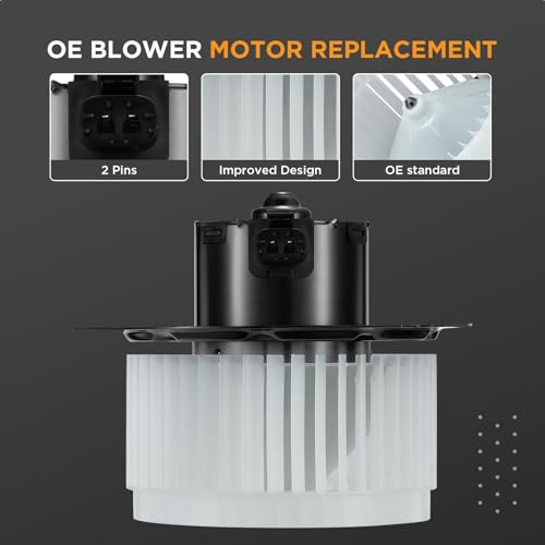 Image of HVAC Blower Motor 700067 Compatible with Chevy 96-21 Express 1500 2500 3500 4500, Compatible with GMC Savana 1500 2500 3500 4500 Heater Blower for 52468300 89019053 A /C Blower Motor Assembly