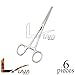 LAJA IMPORTS 6 PCS STAINLESS STEEL PEAN HEMOSTAT FORCEPS 5.5