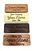 Employee Name Tags | Laser Engraved Custom Personalized Wood Name Tag w/Magnetic, Pin-on, or Adhesive Backing | Casual and Formal Styles for Any Business | Choose Cherry, Walnut, or Maple Hardwood