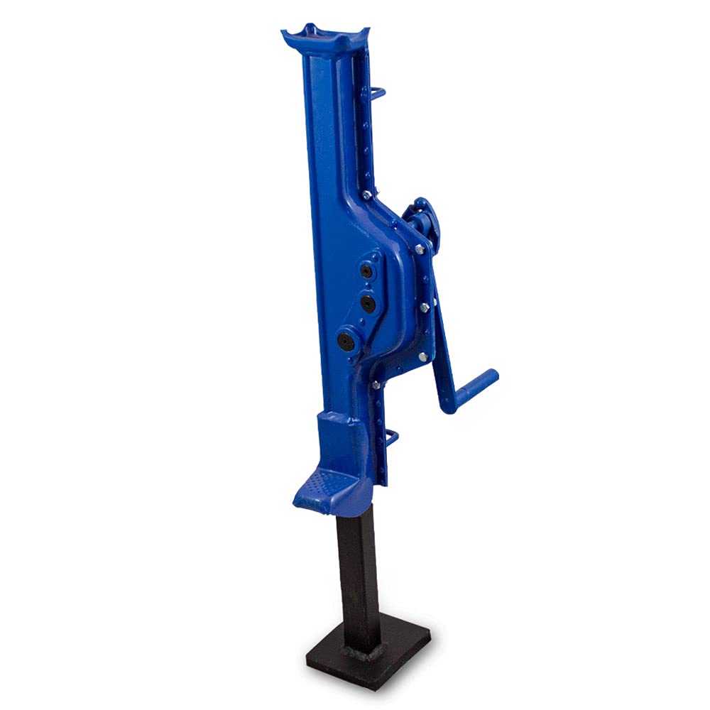 BITUXX® Stahlwinde 5,0 t Zahnstangenwinde Zahnstangenheber Stockwinde Hubwinde Hebewinde 5000 kg Winde (1 Stück)
