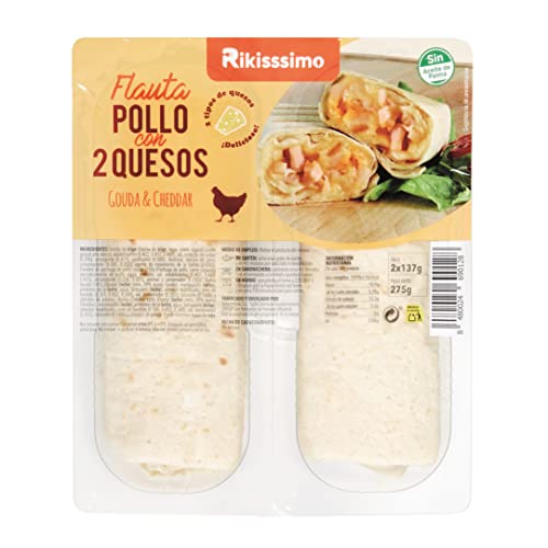 Marca Blanca - Rikissimo Flauta pollo y queso, 275g