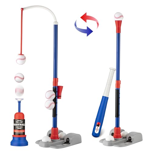 VROGTIK Adjustable T-Ball Set for Kids 3-8 | Outdoor Baseball Toy with Bat, Ball & Tee | Sports Gift for Toddlers & Boys in Backyards by VROGTIK - Used condition - US$27.31