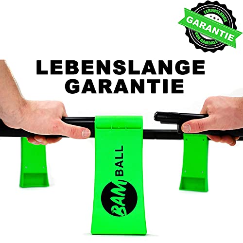 bamball® Roundnet-Set mit 3 Bällen + extra Pumpe – enthält 3 Bälle (1 Trainingsball + 2 Spielbälle), verstärkte… – Bild 5