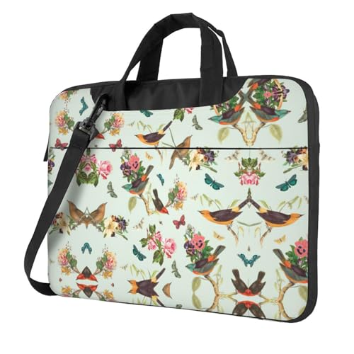 Sac à bandoulière pour ordinateur portable oiseau contre les chocs