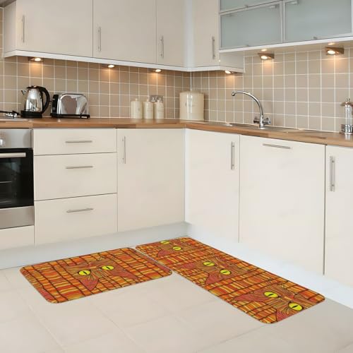 Alfombrillas de cocina de gato con base de gran agarre para un confort estable 6