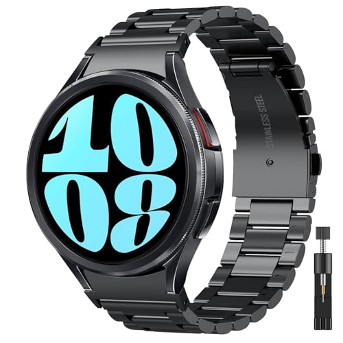 Bracelet montre Samsung Galaxy Watch 6 Classic 47mm noir, idéal du bureau au sport