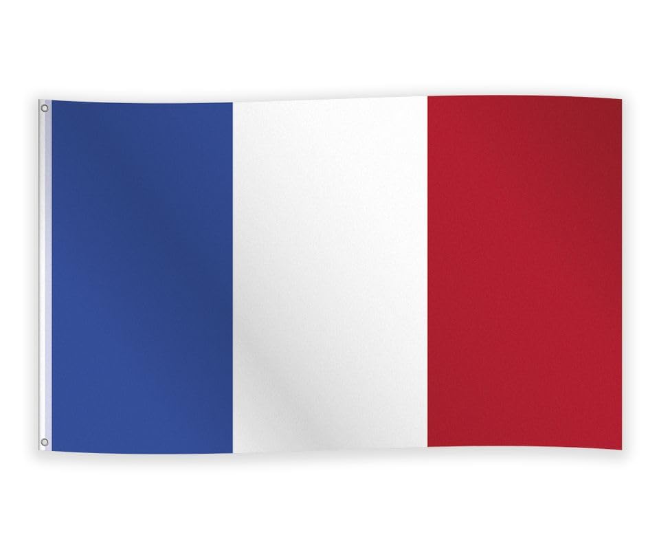 Playflip Frankreich Party Deko Set 249 TLG. Partyset Partydeko blau weiß rot Tricolore Fussball EM WM