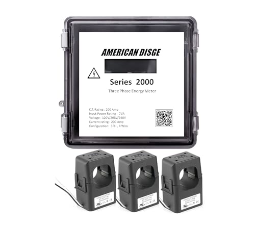 Image of Series 2000 Three Phase Outdoor Energy SubMeter Kit 110-277V MAX 200 Amp